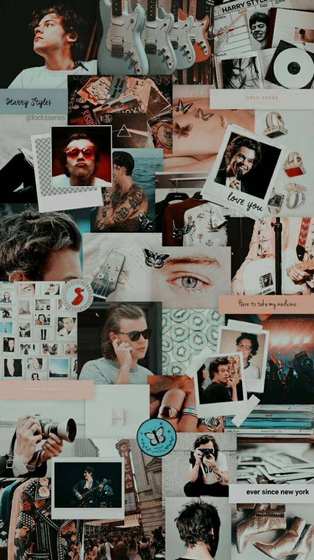 Harry Styles aesthetic wallpapers  Harry styles wallpaper Harry styles  lockscreen Harry styles