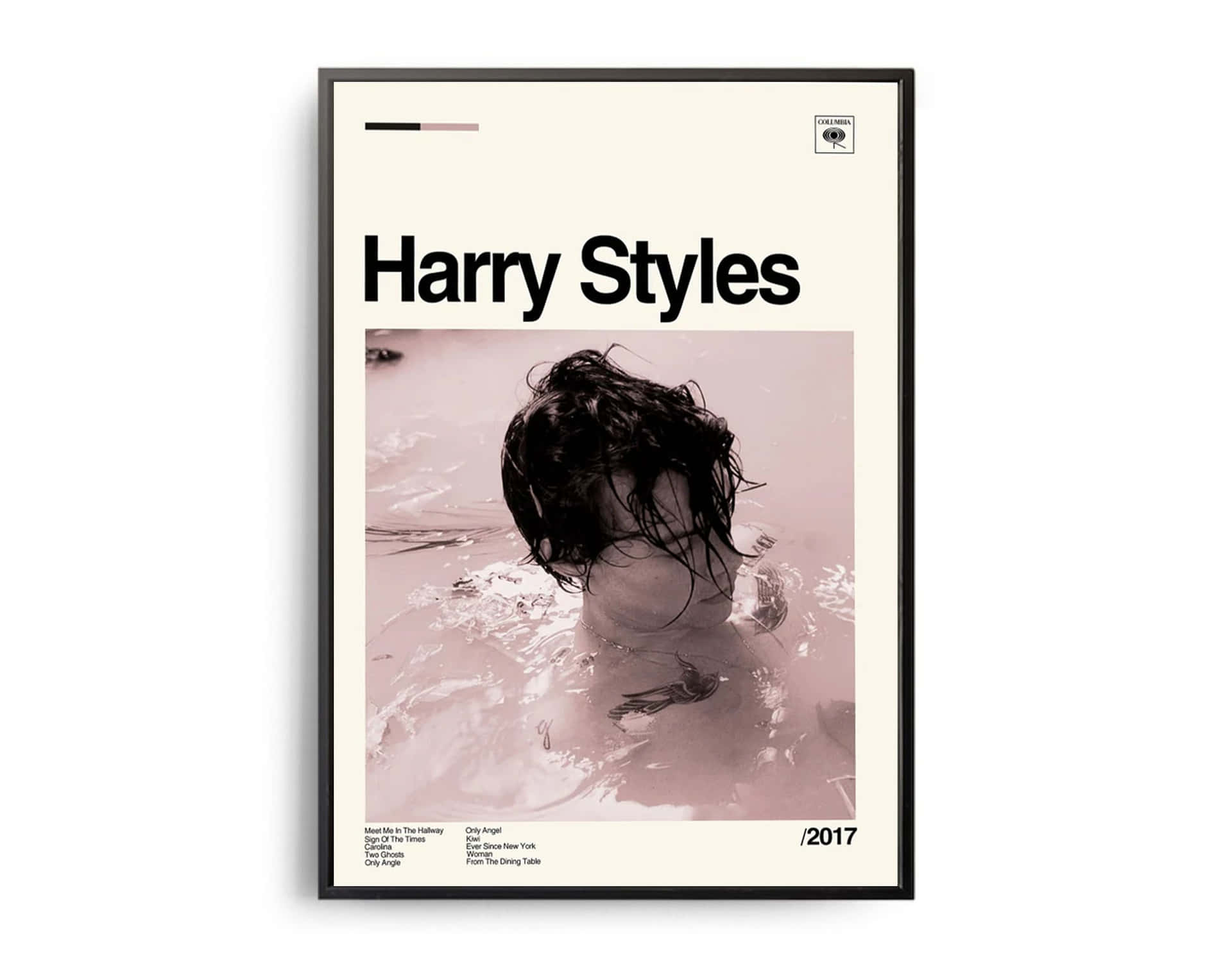 2017 Harry Styles Album Cover In A Poster Wallpaper