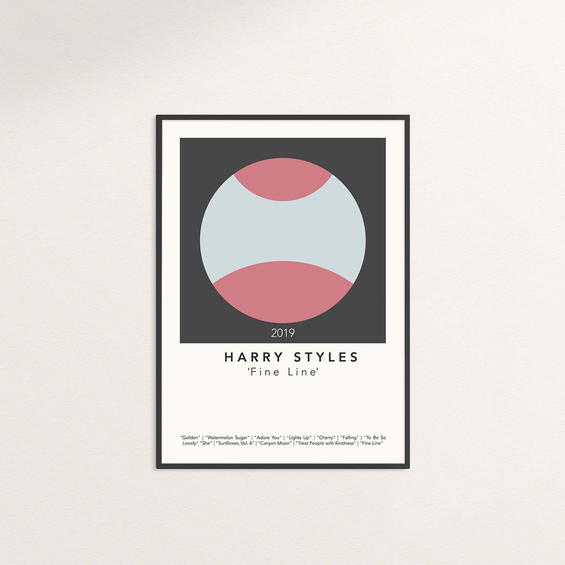 Simple Abstract Design Of Harry Styles Album Cover Wallpaper