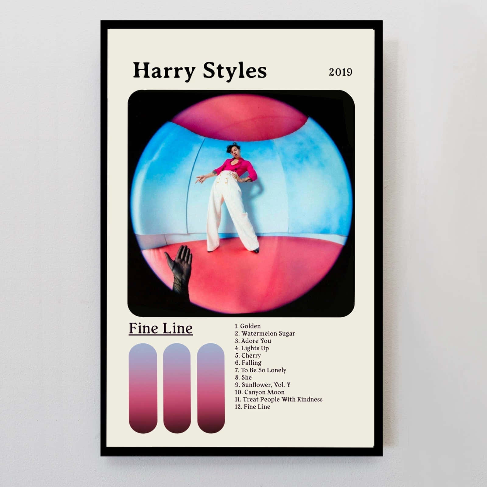 Harry Styles Strikes A Pose On The Cover Of His Self Titled Album. Wallpaper