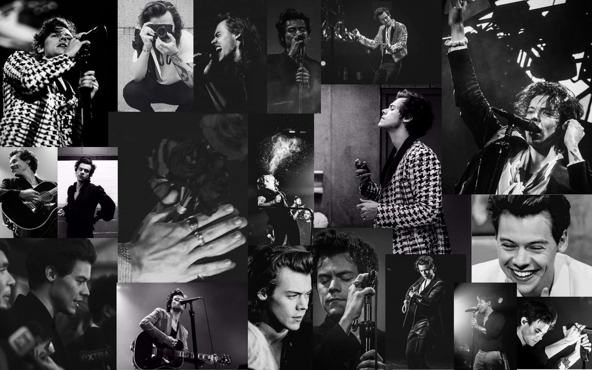 Harry Styles Black and White Wallpapers - Top Những Hình Ảnh Đẹp