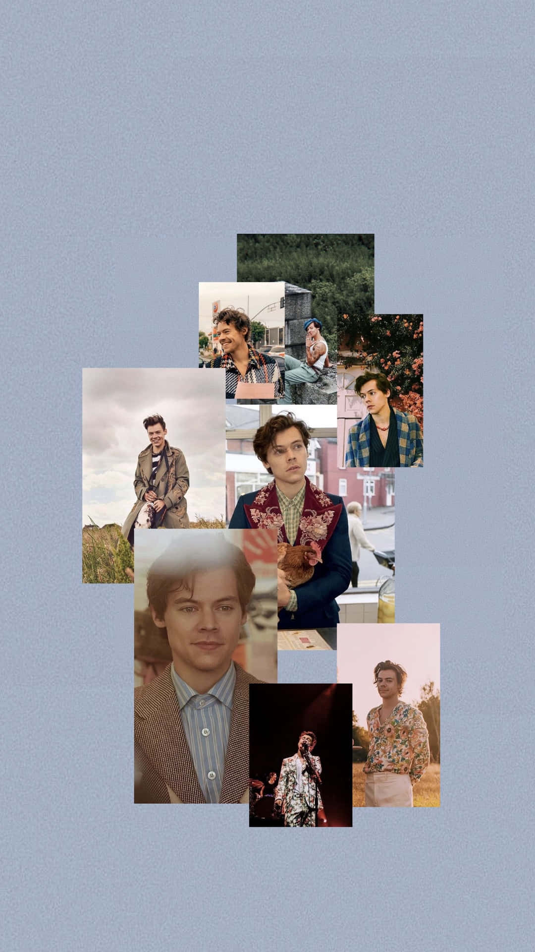 Kunsten og stilen af Harry Styles tapet Wallpaper