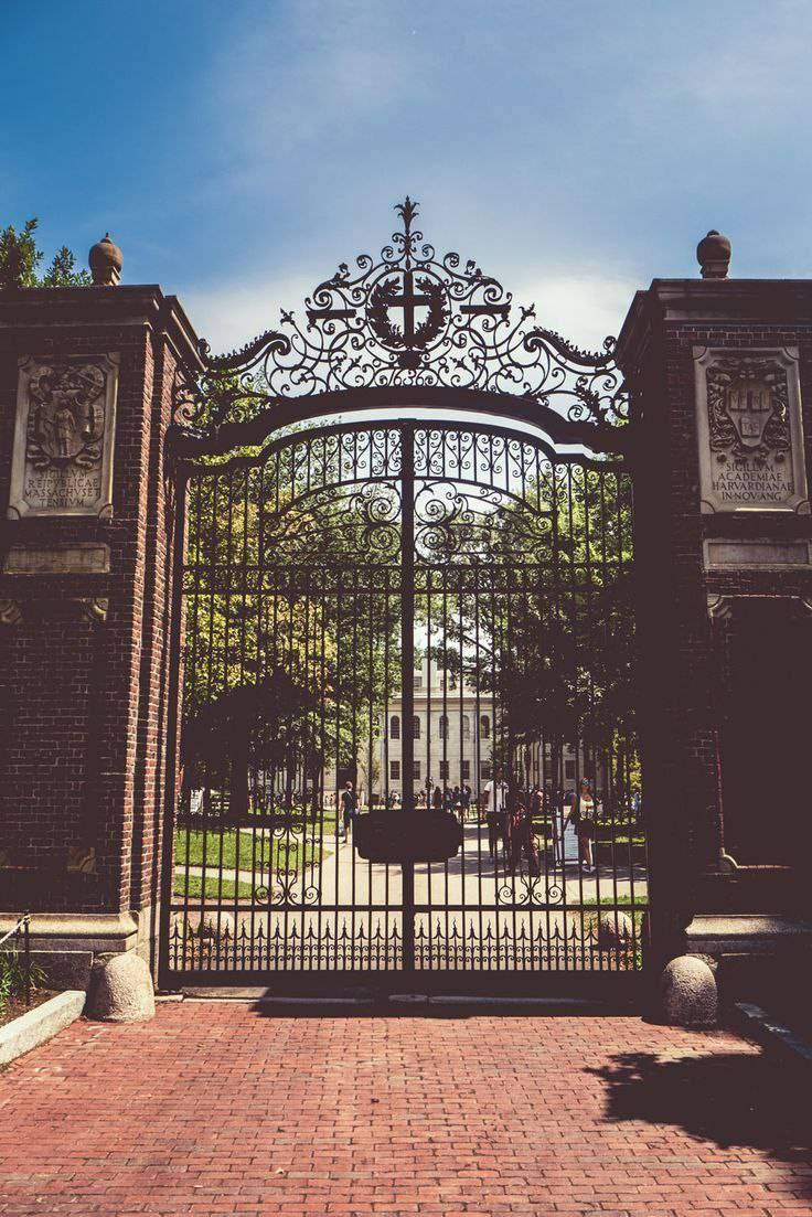 Harvard University Johnston Gate Wallpaper