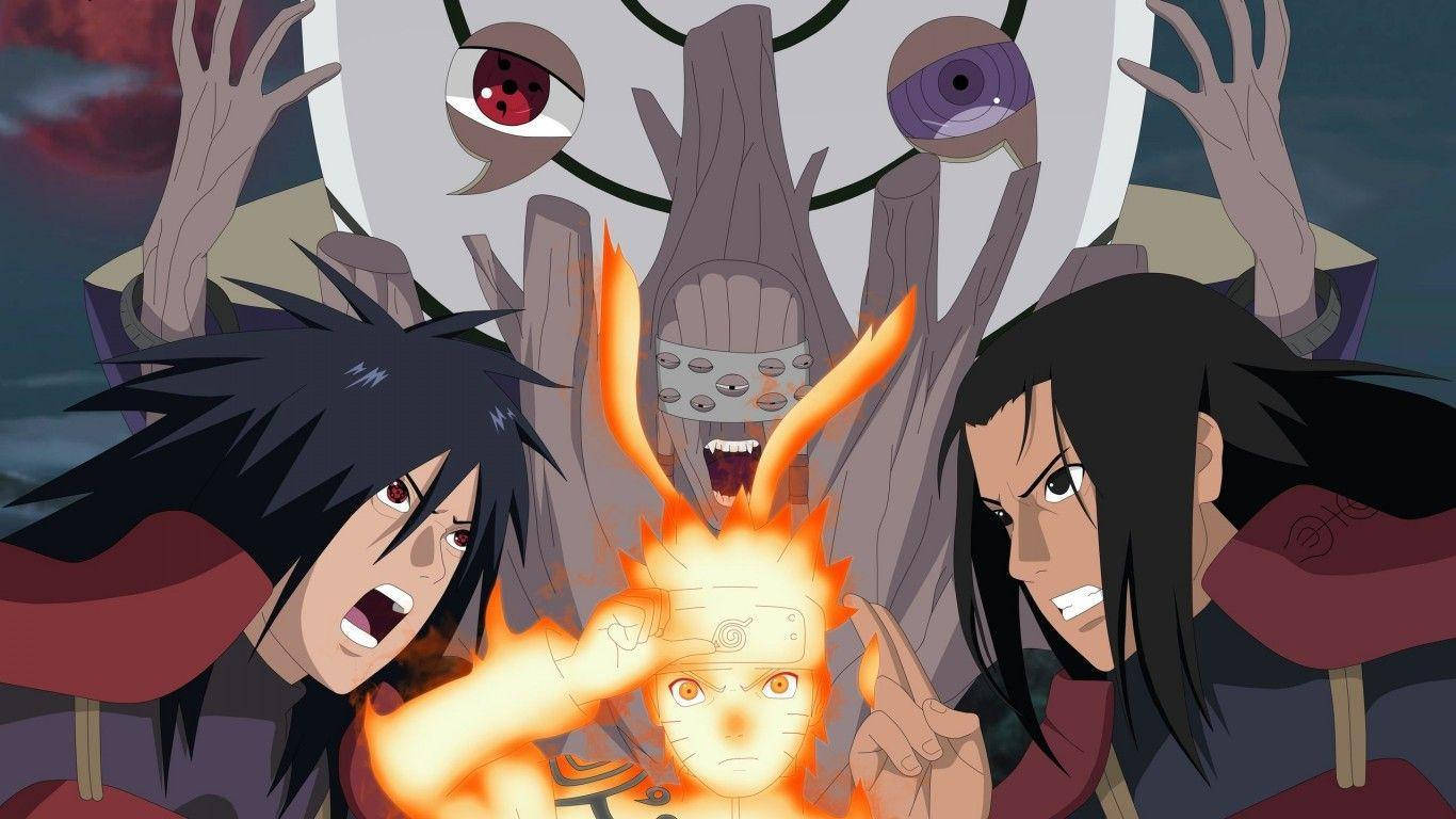 Hashiramasenju Con Naruto Fondo de pantalla