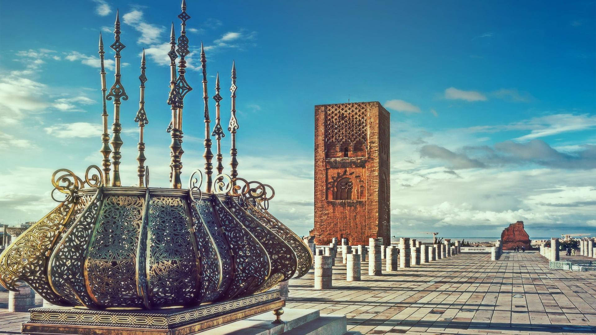 Hassan Tower In Morocco Wallpaper
