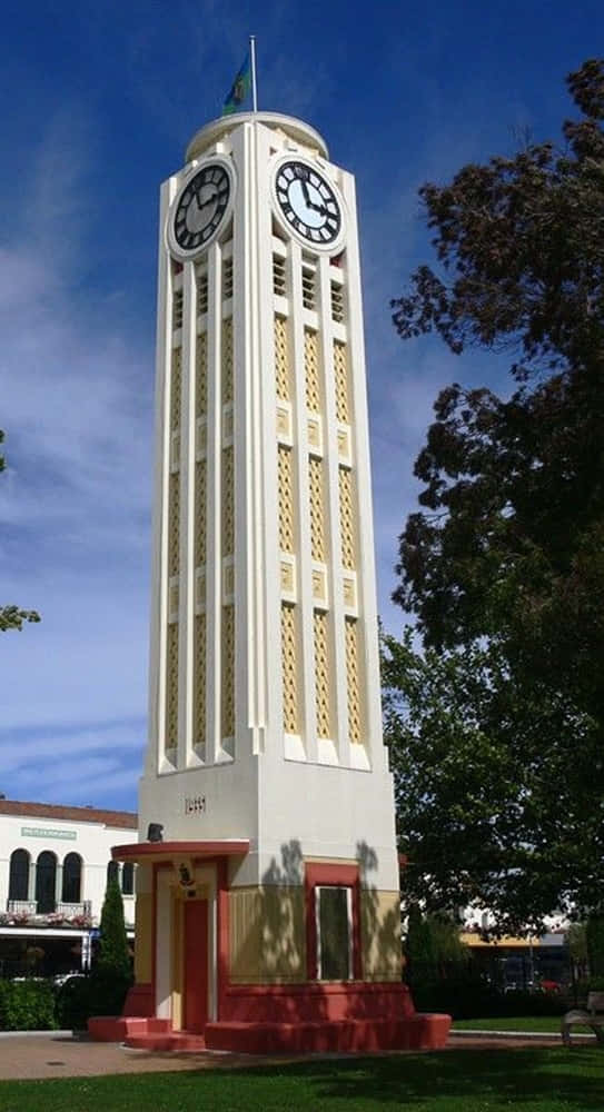 Hastings Clock Tower New Zealand Wallpaper