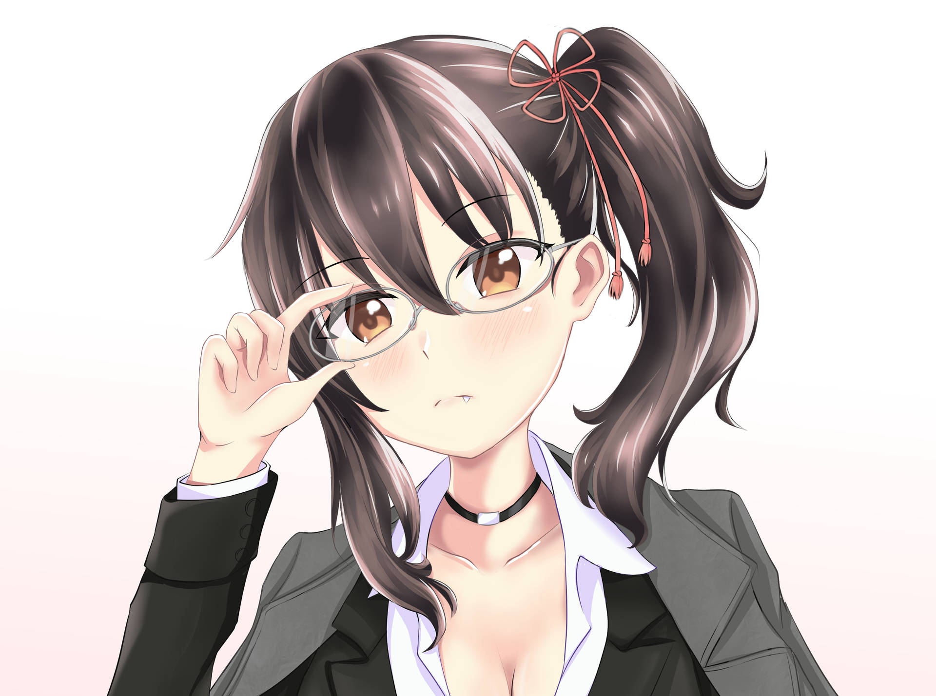 Hasuki Komai from Boarding School Juliet Wearing Glasses Wallpaper