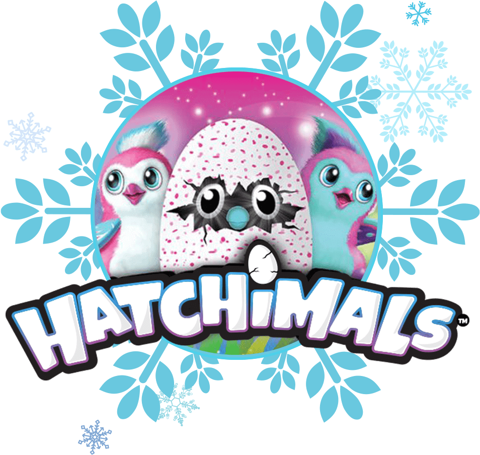 Hatchimals Logowith Characters PNG