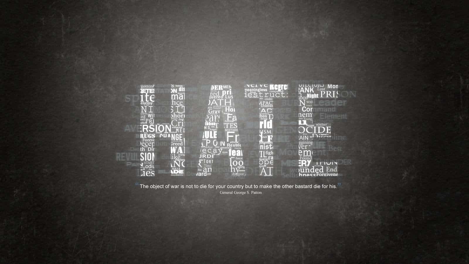 A Black And White Image Of The Word Hate Wallpaper