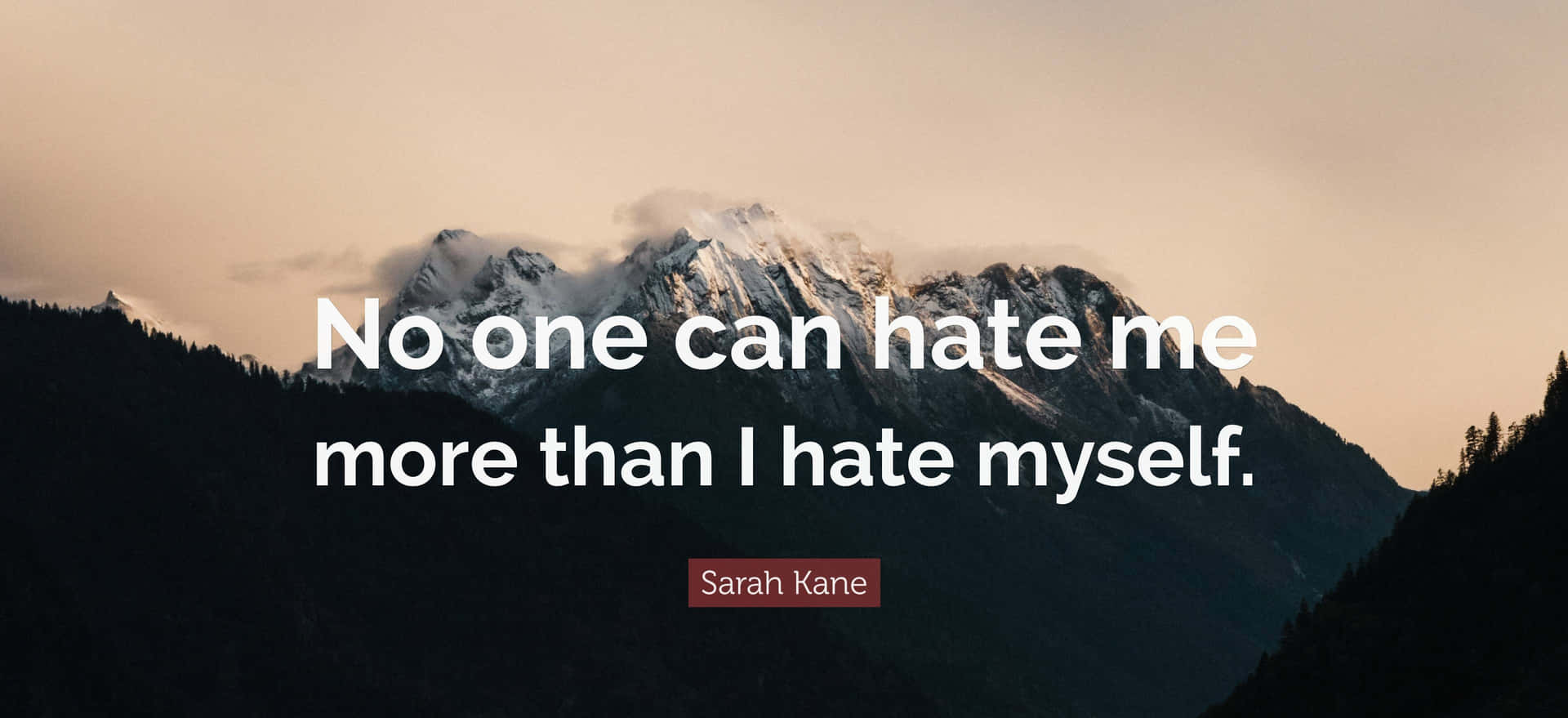 Download No One Can Hate Me More Than I Hate Myself Wallpaper ...