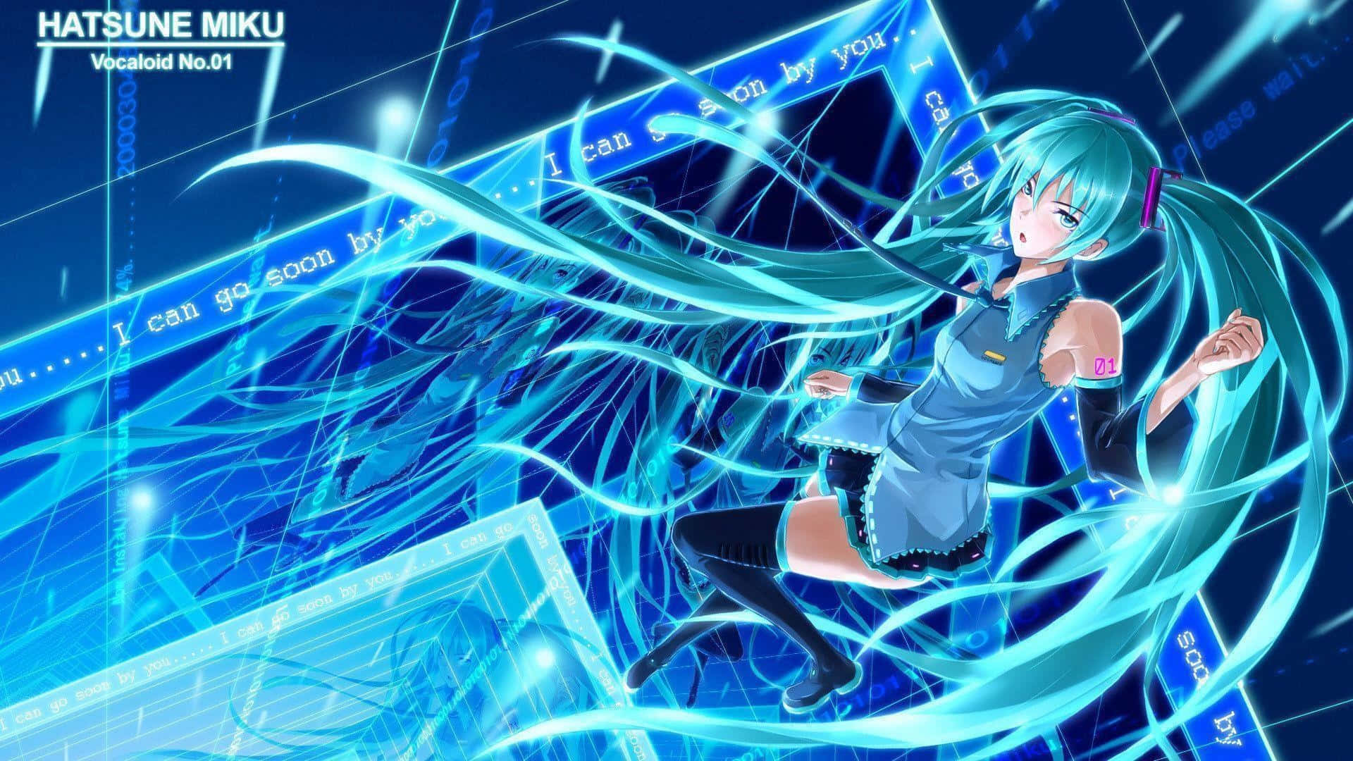 Hatsune Miku warming up her vocal cords