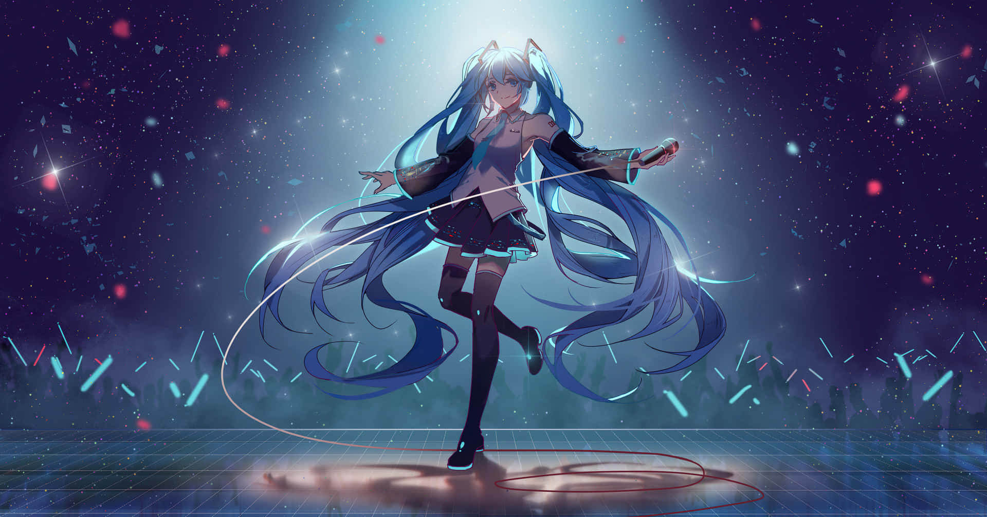 Hatsune Miku With A String Picture