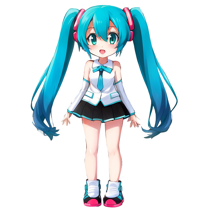 Download Hatsune Miku Vocaloid Character Png Gnn | Wallpapers.com