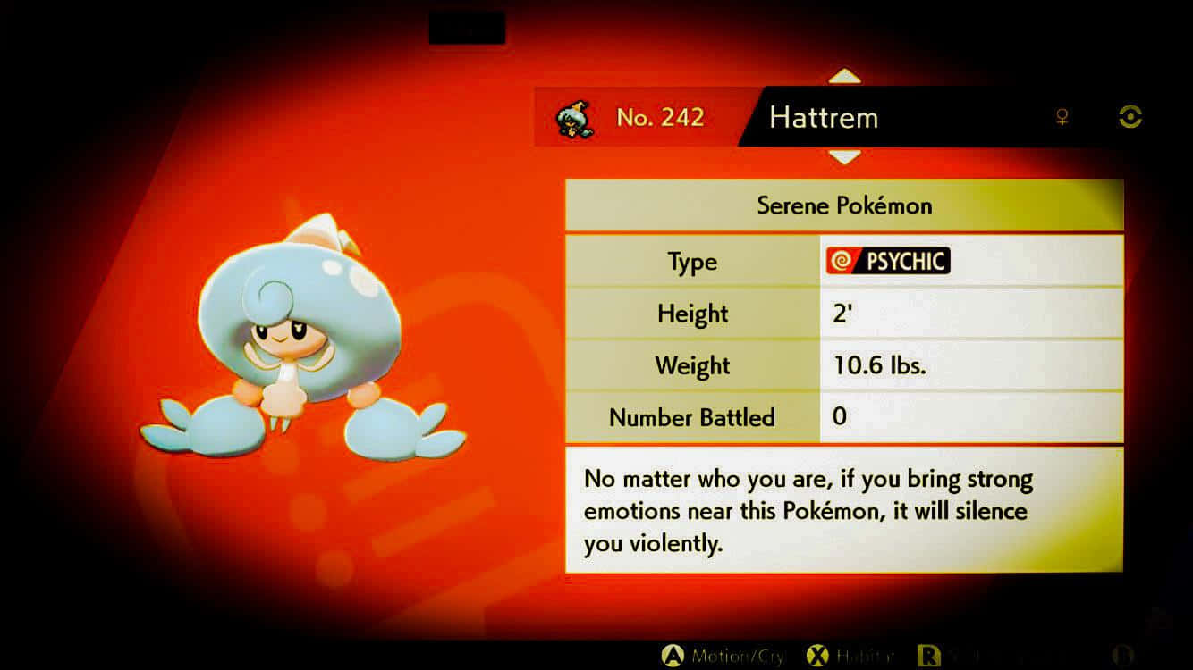 Hattrem With Stats Wallpaper