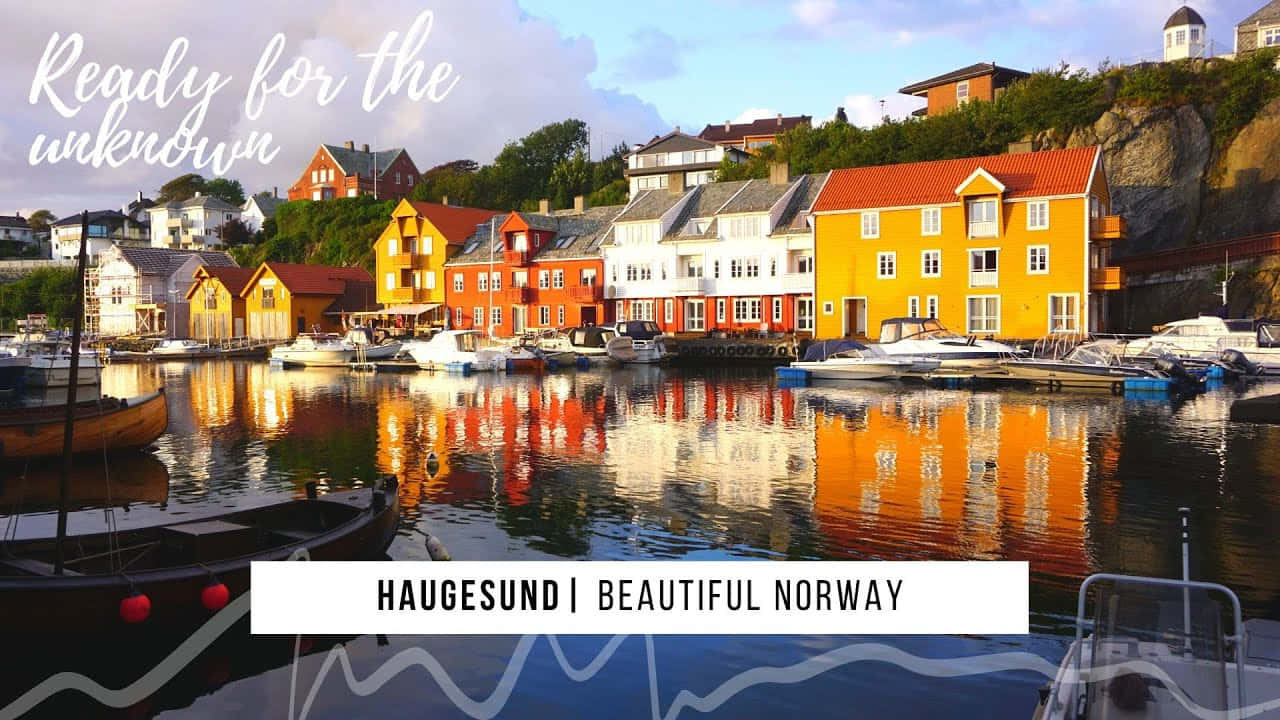 Haugesund Norway Waterfront Scenery Wallpaper