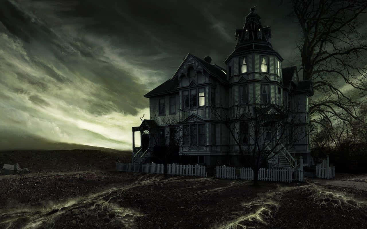 A House In The Middle Of A Stormy Night