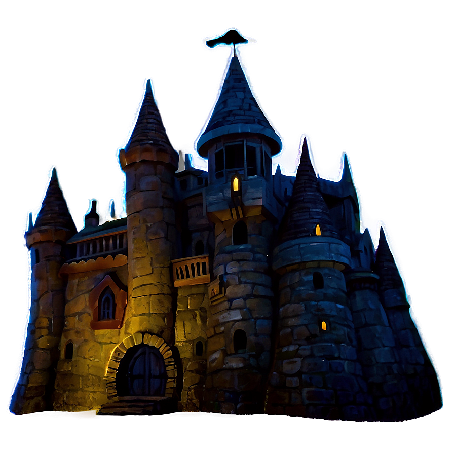 Download Haunted Castle Fantasy Png 06232024 | Wallpapers.com