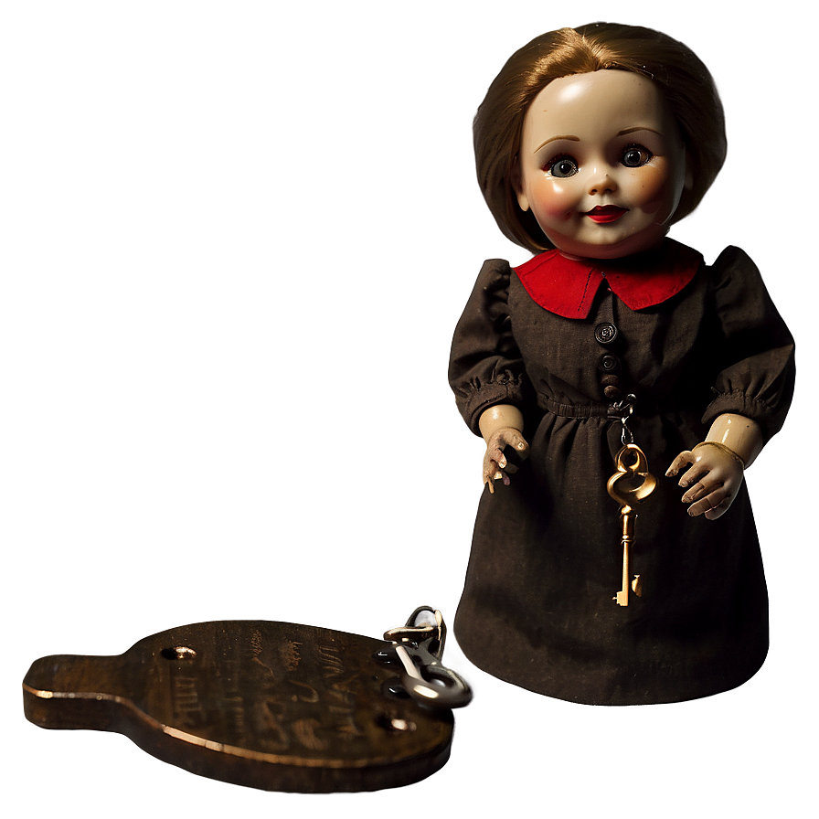 Haunted Doll With Key Png Wri PNG