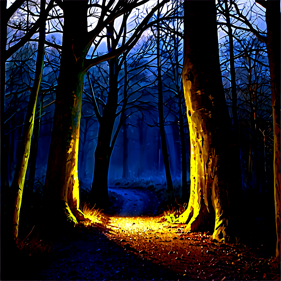 Haunted Forest Path Png 06202024 PNG