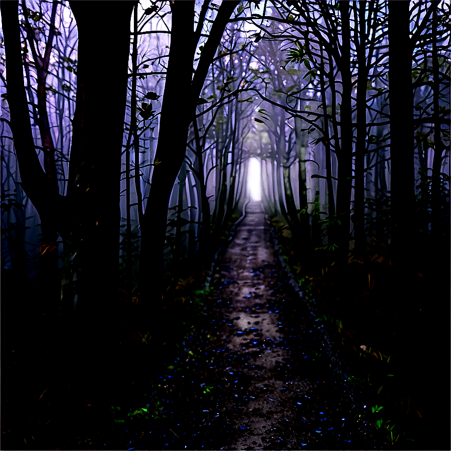 Haunted Forest Path Png 06202024 PNG