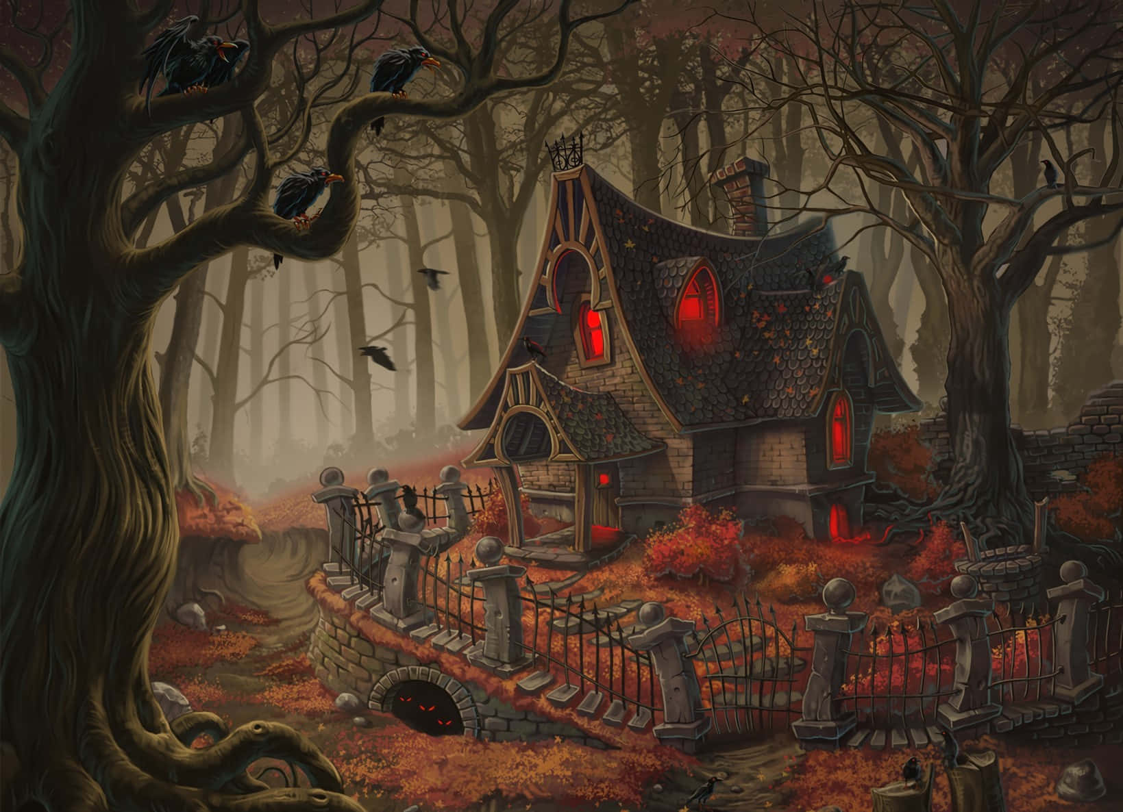 Explore the Haunted Forests of the World Wallpaper