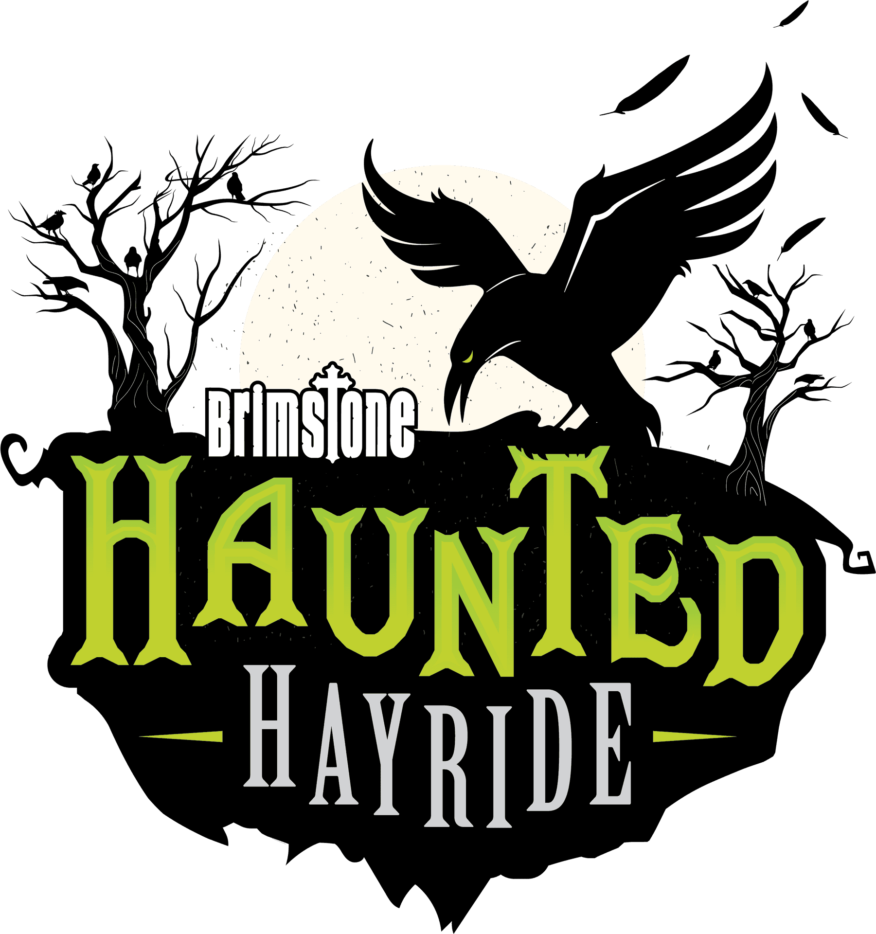Haunted Hayride Event Graphic PNG