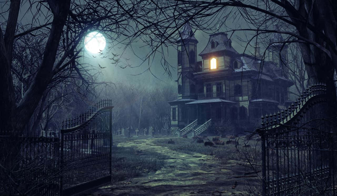 inside haunted mansion