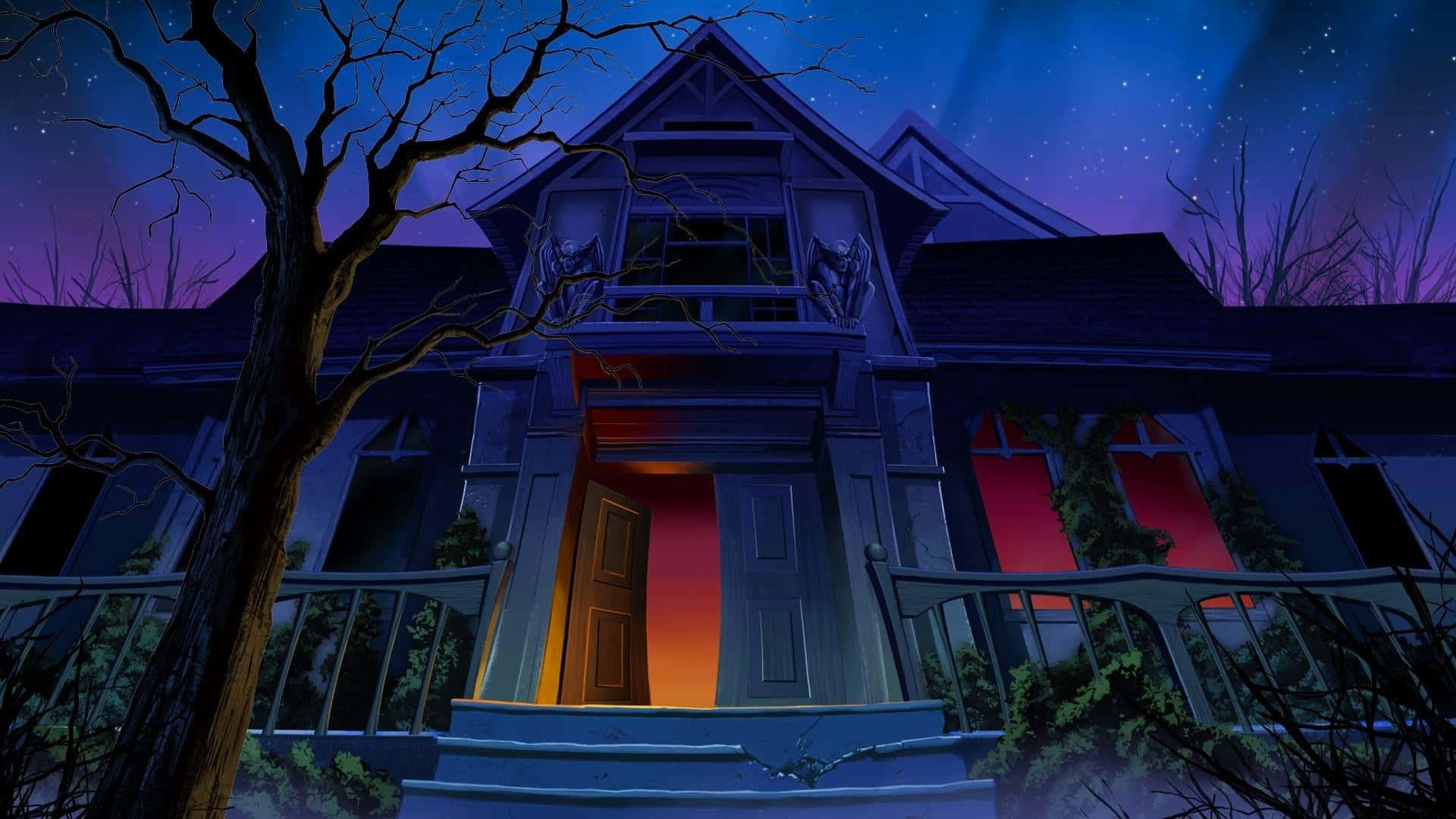 Enter the spooky world of this haunted house!