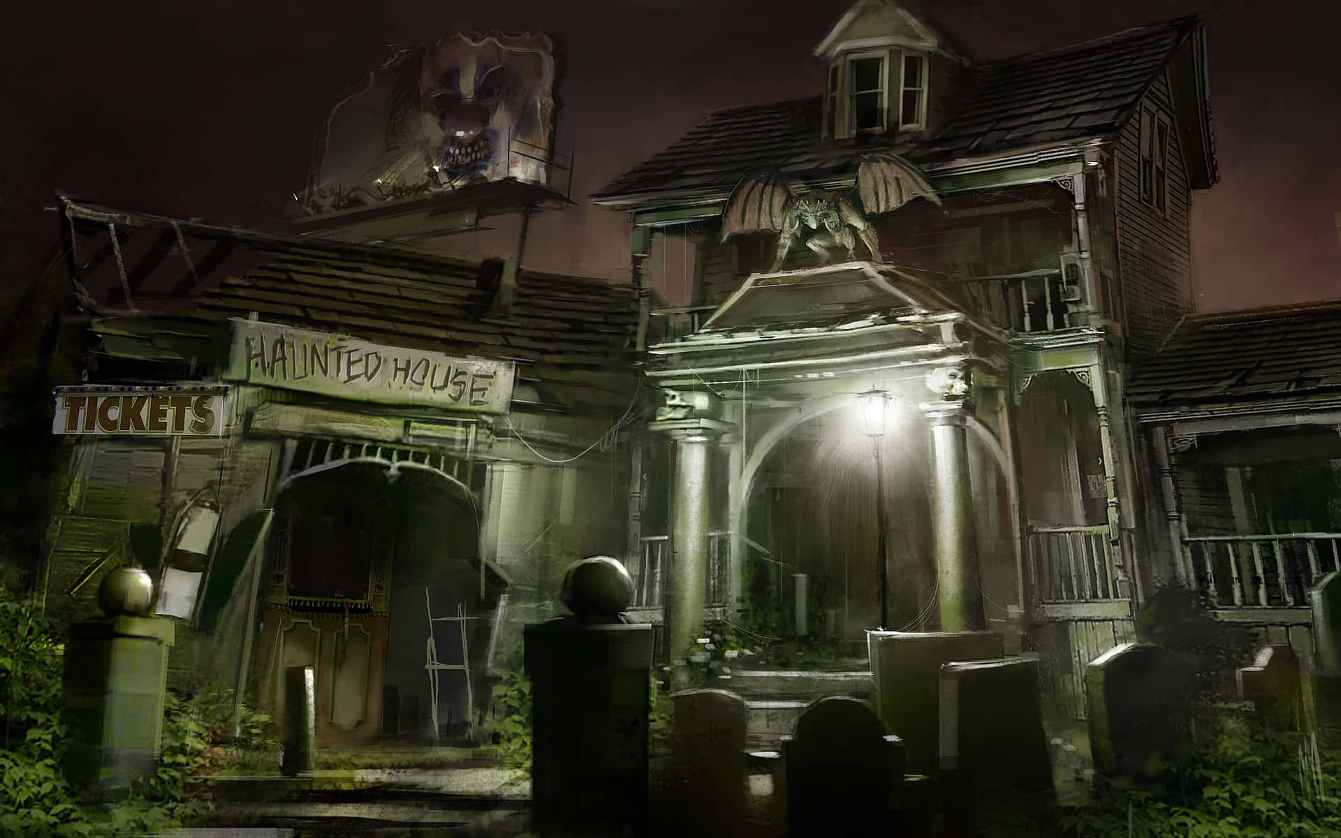 Step inside the gates of this mysterious haunted house