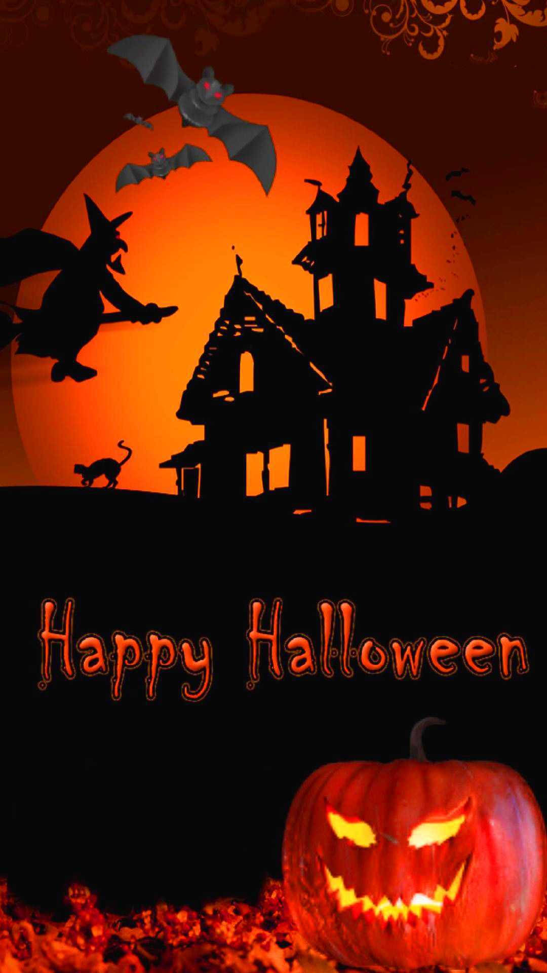 Haunted House Halloween Iphone
