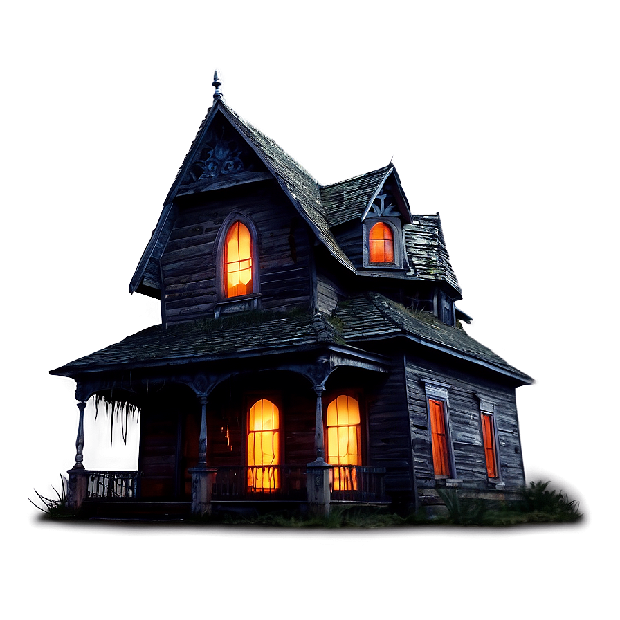 Haunted_ House_ Illustration.png PNG