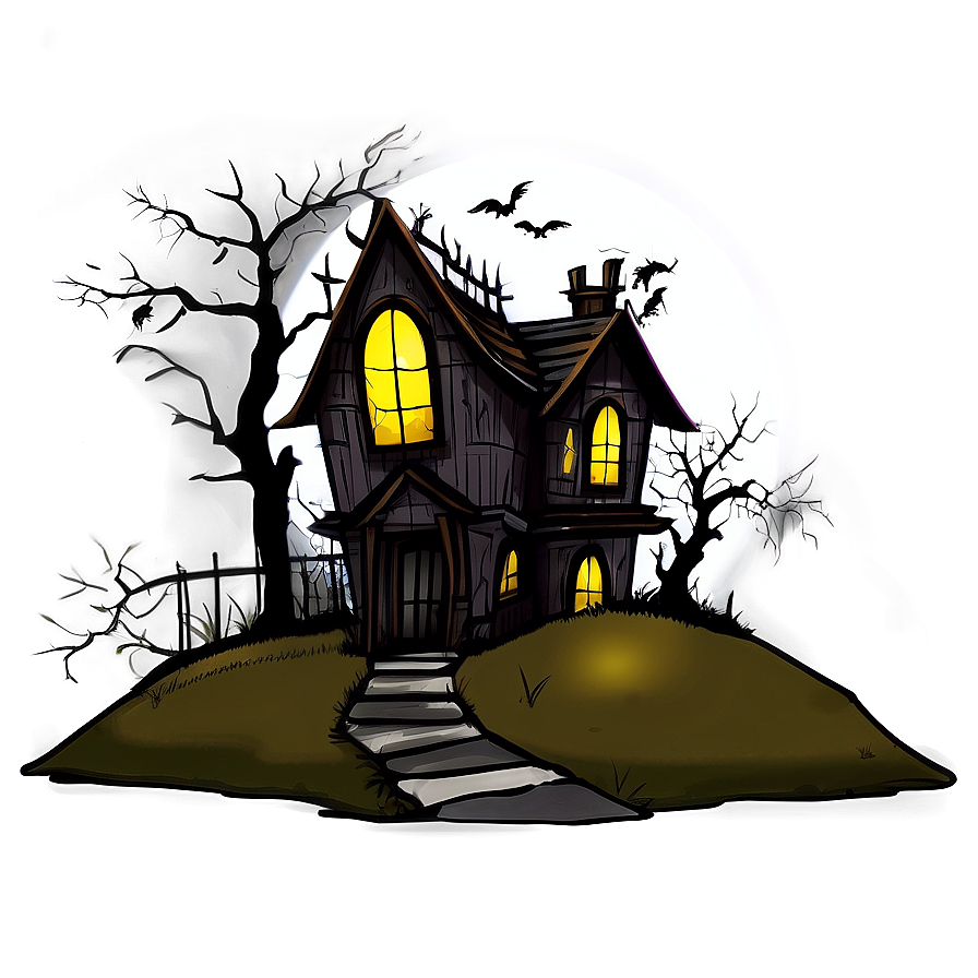 Haunted House On Hill Png 70 PNG