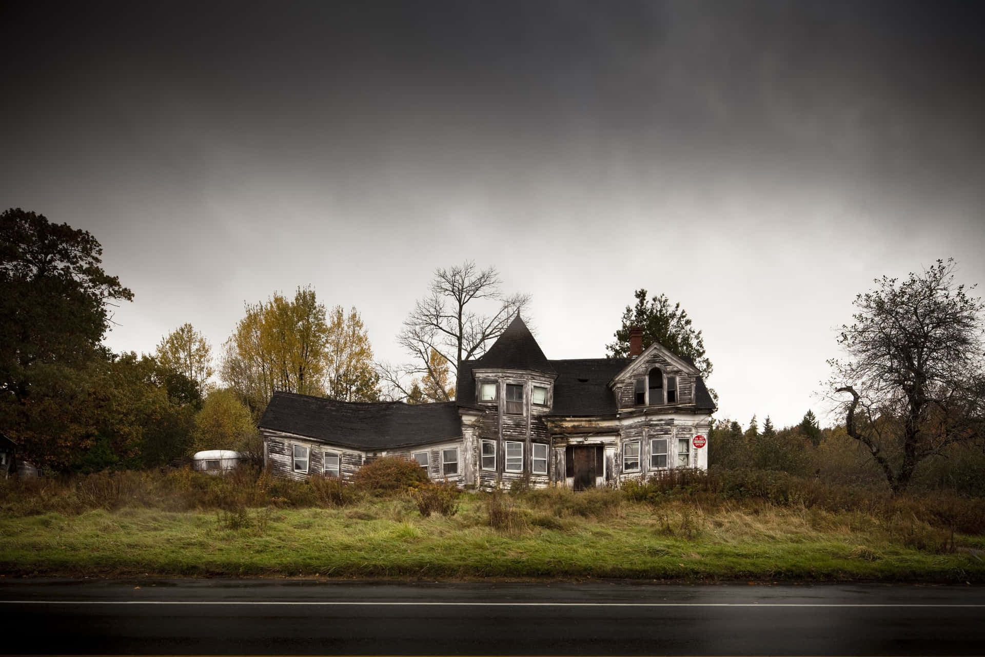 Abandoned House On The Road