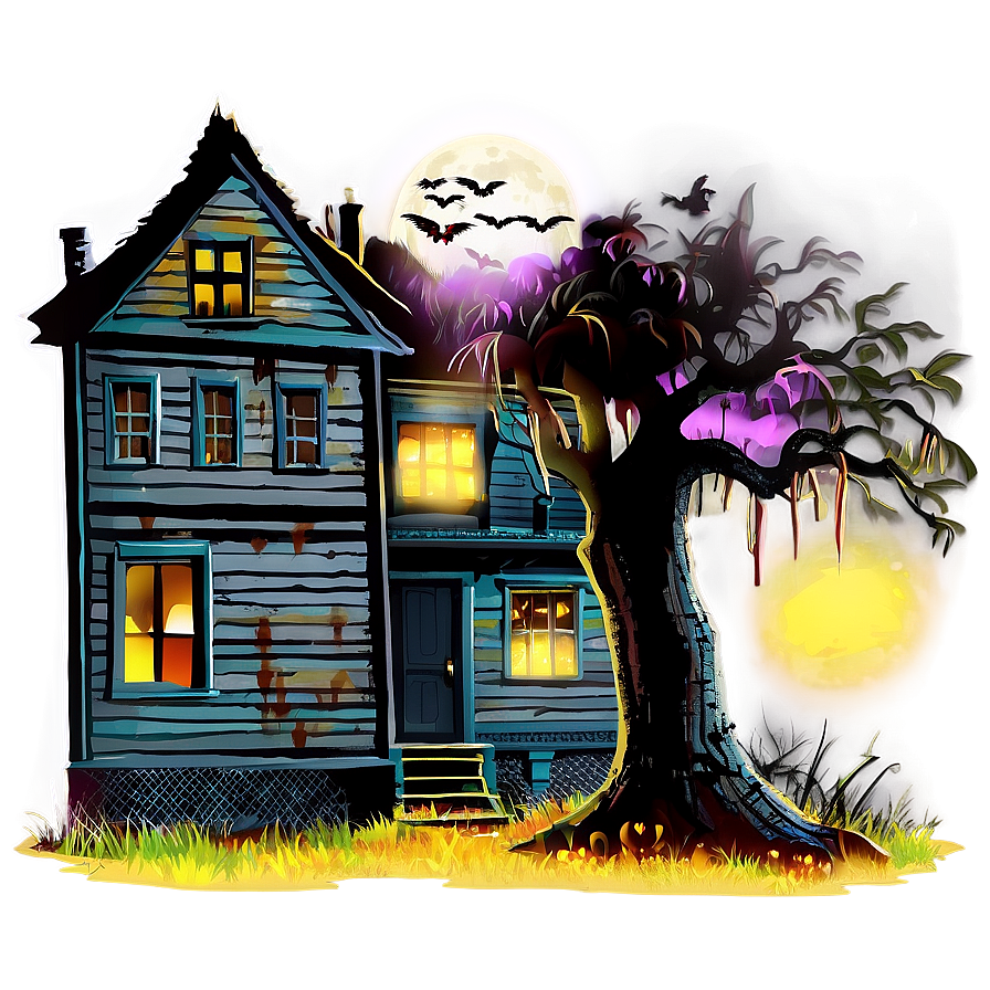 Haunted House Png 37 PNG