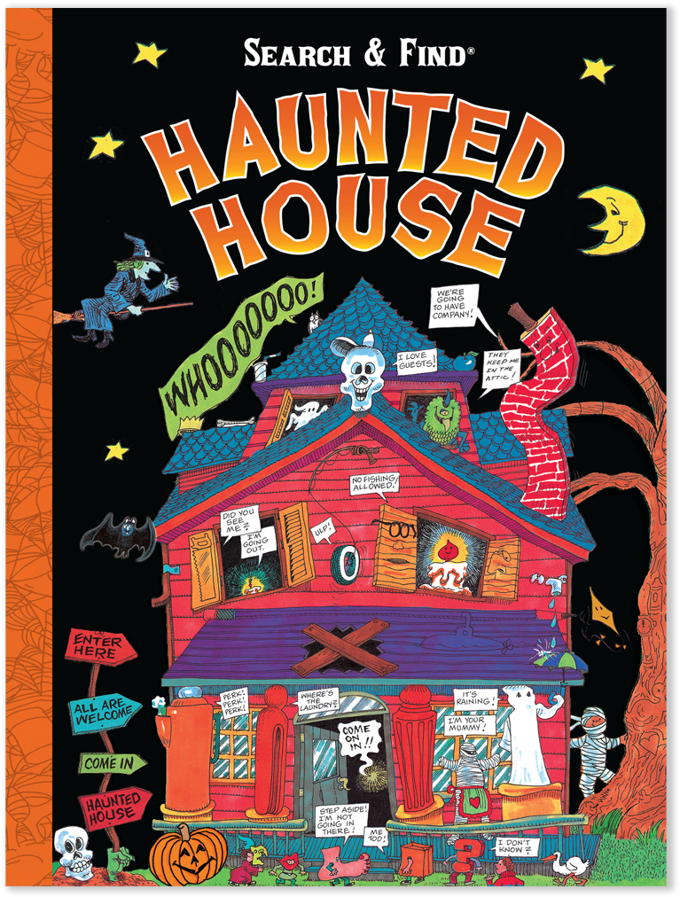 Haunted House Searchand Find Illustration PNG