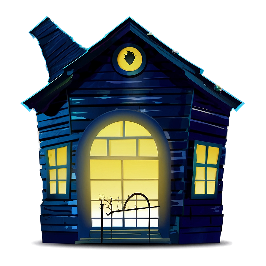 Haunted House Silhouette Png 31 PNG