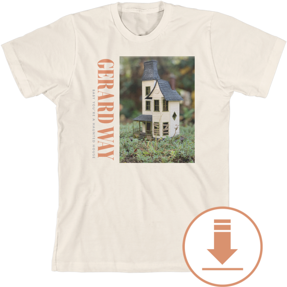 Haunted House T Shirt Design PNG