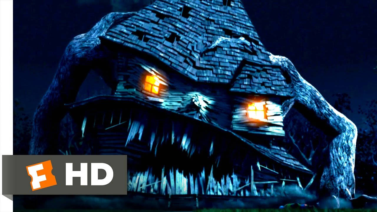 Haunted Monster House Twisted Wallpaper