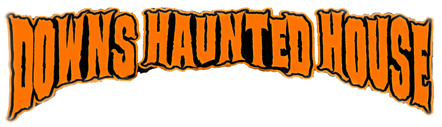 Haunted_ House_ Logo_ Orange_ Text PNG