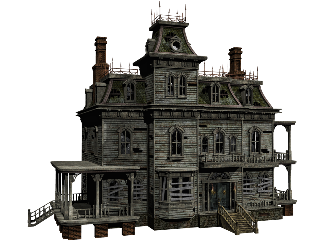 Haunted_ Victorian_ Mansion PNG