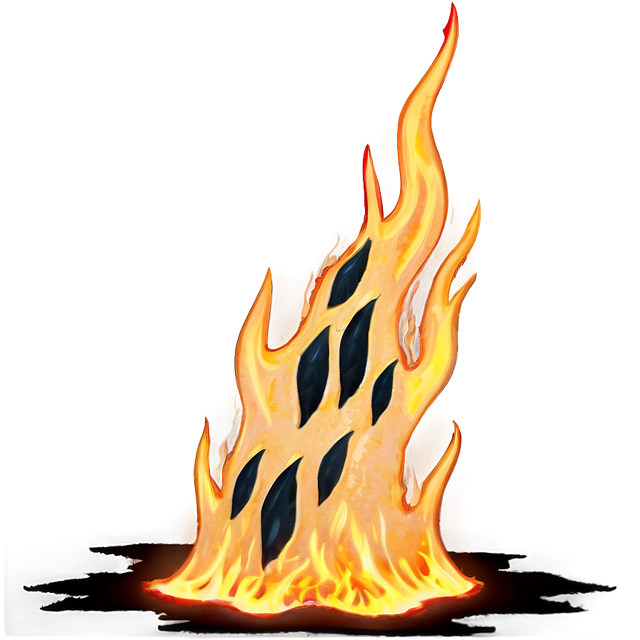 Haunting Anime Fire Ghost Png 74 PNG