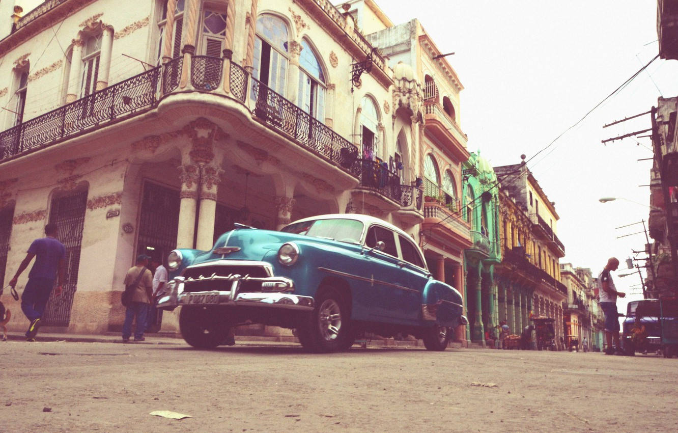 Havanafilter Blaues Auto Wallpaper