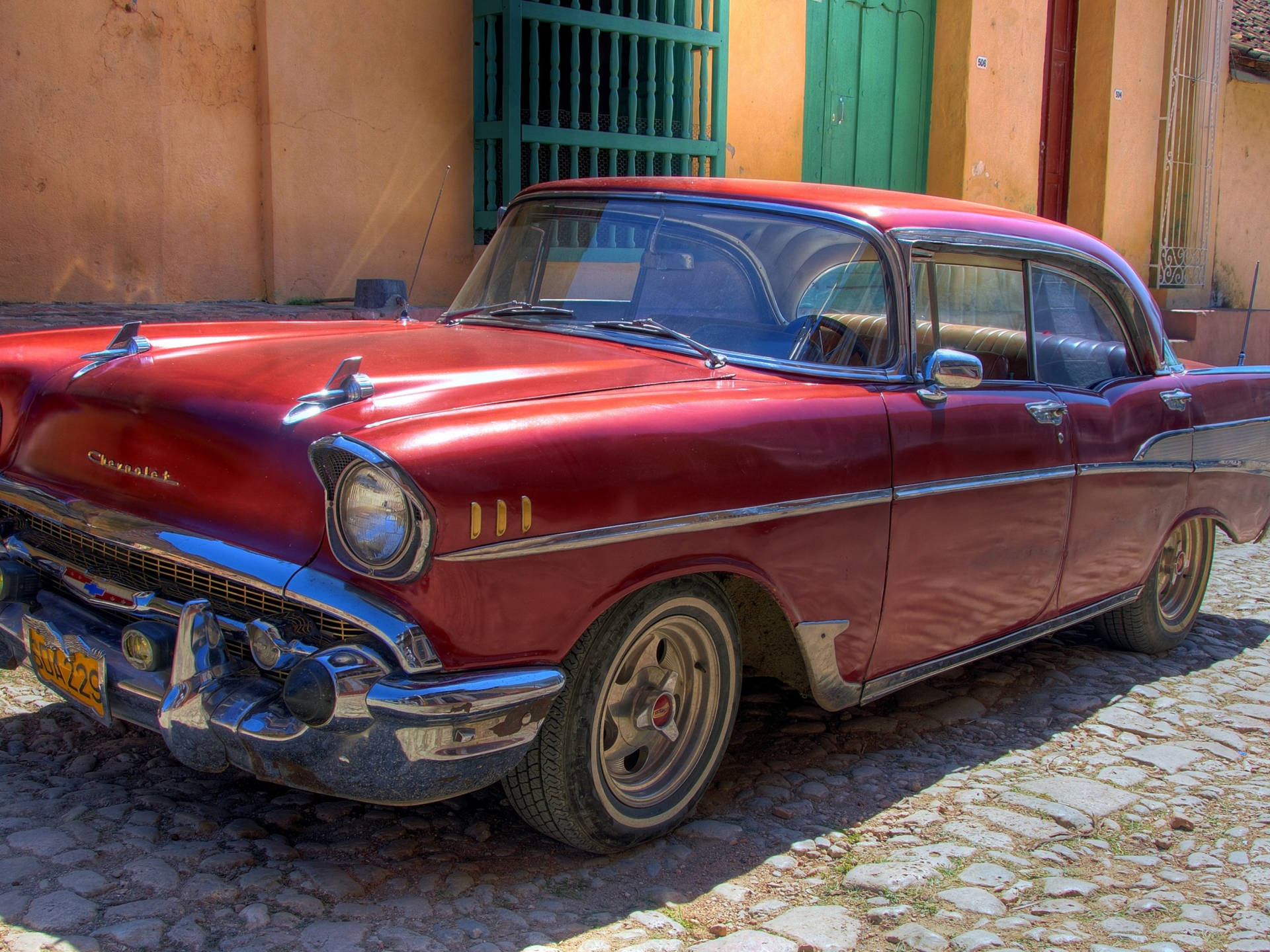 Havana Red Chevrolet Wallpaper