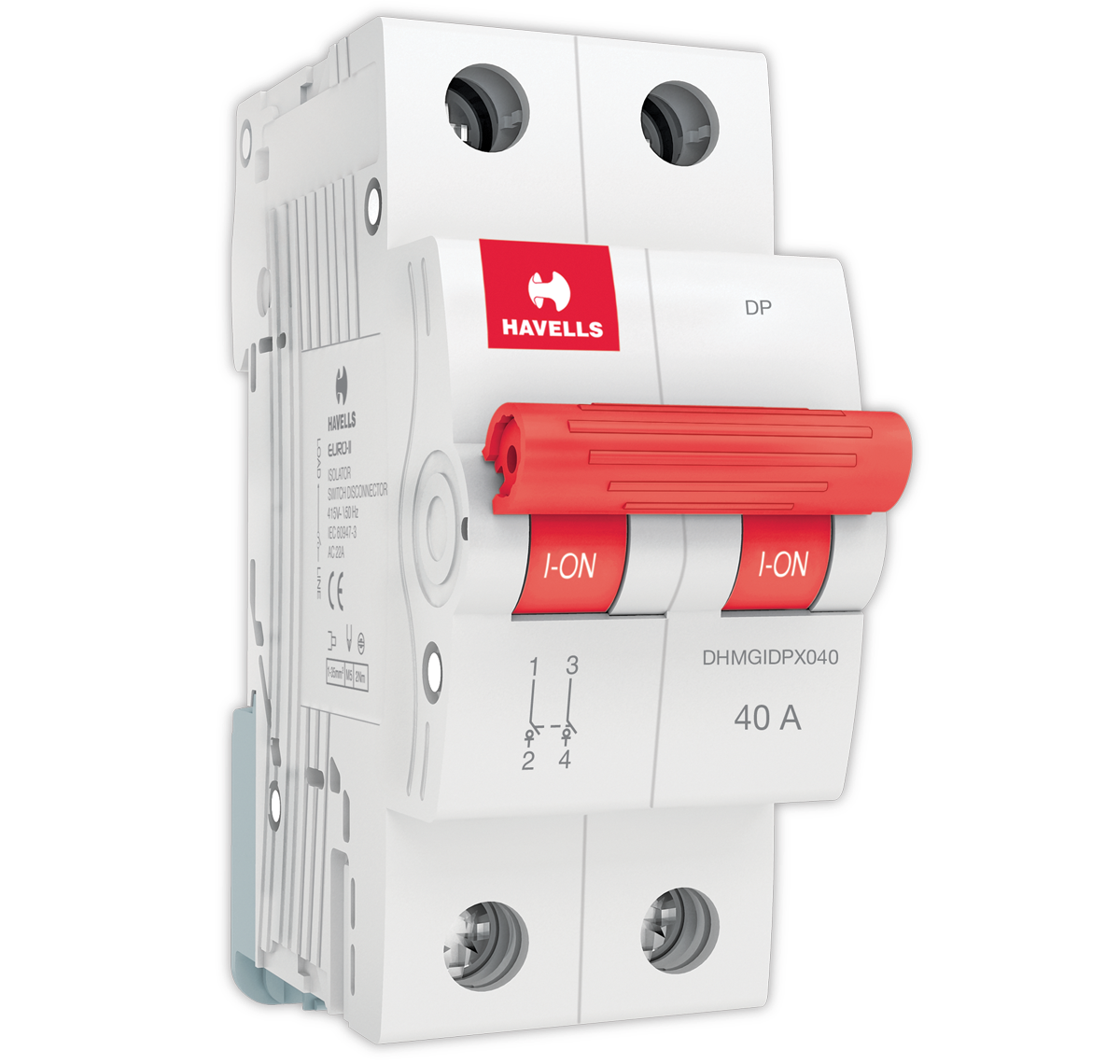 Havells Double Pole Circuit Breaker PNG