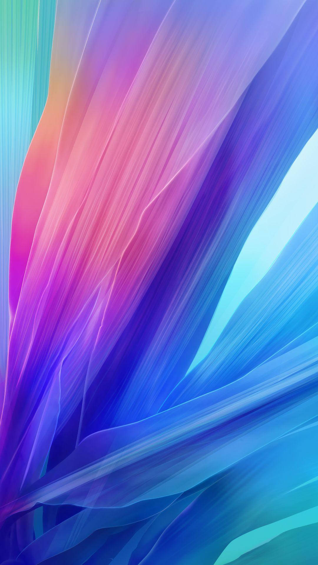 Havfrue-farvede Fjer Iphone 8 Live Wallpaper