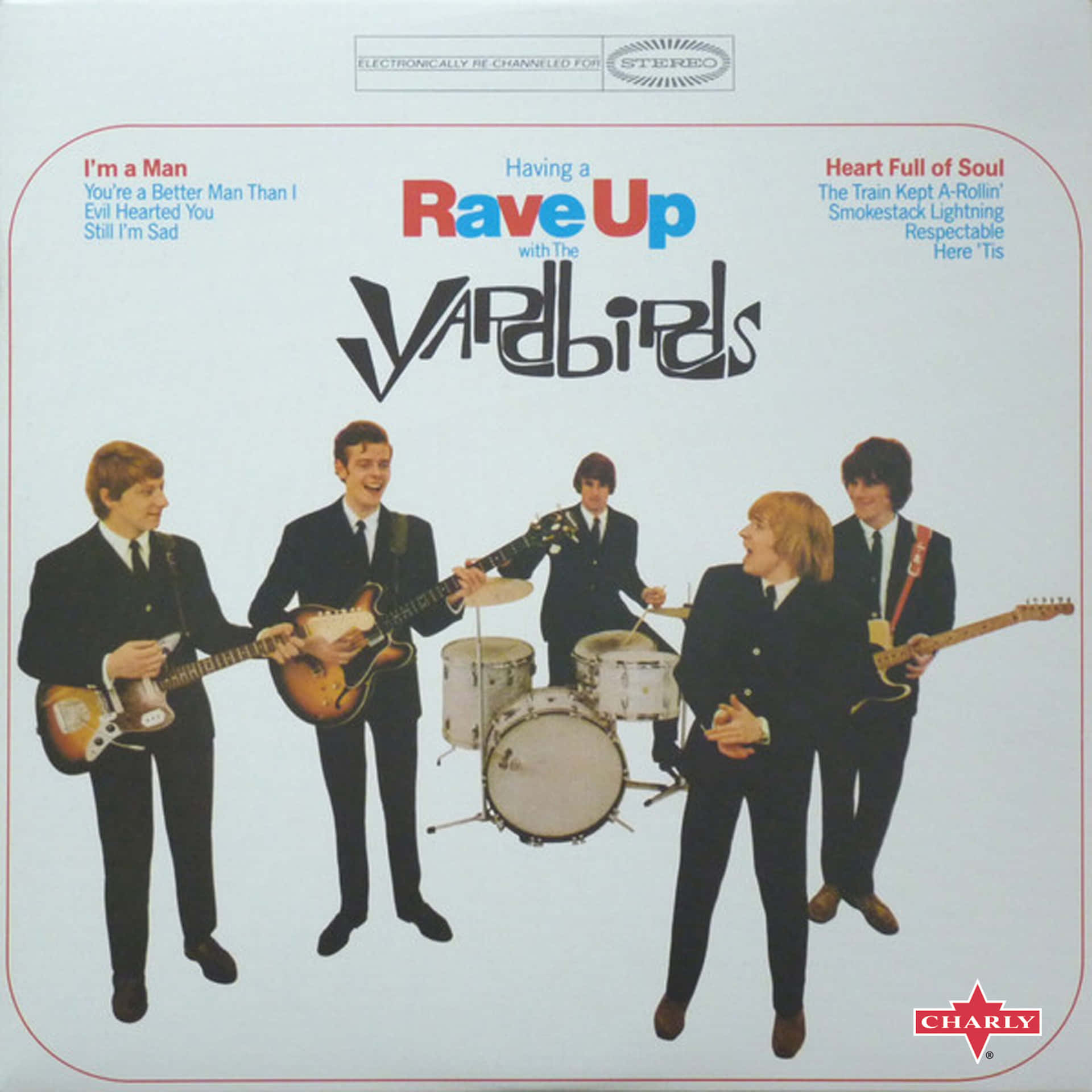 Har en rave op med Yardbirds album coveret Wallpaper