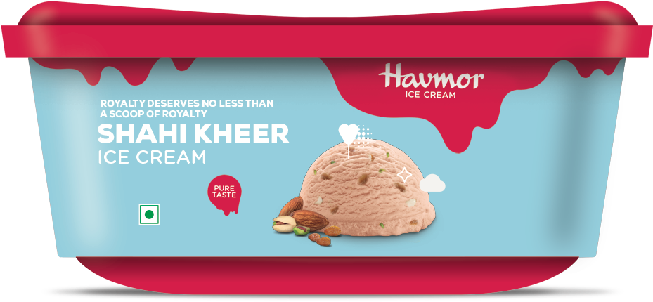 Havmor Shahi Kheer Ice Cream Packaging PNG