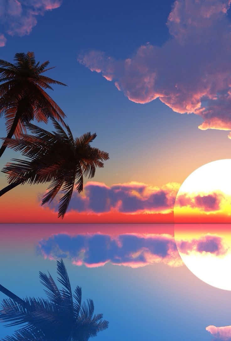 Descubreel Paraíso Tropical De Hawái Con Tu Iphone Fondo de pantalla