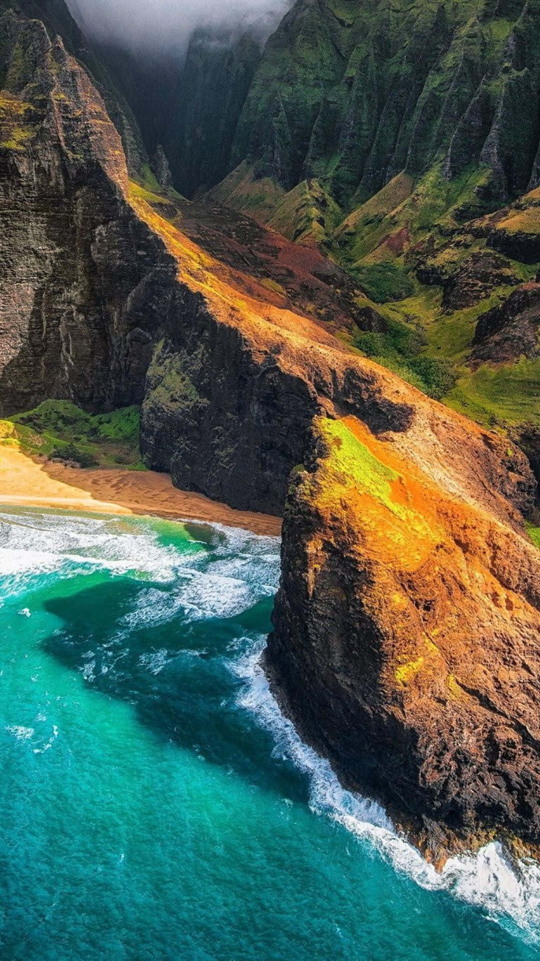 Nyd det endnu mere med denne udsigt, mens du holder ferie i Hawaii? Wallpaper