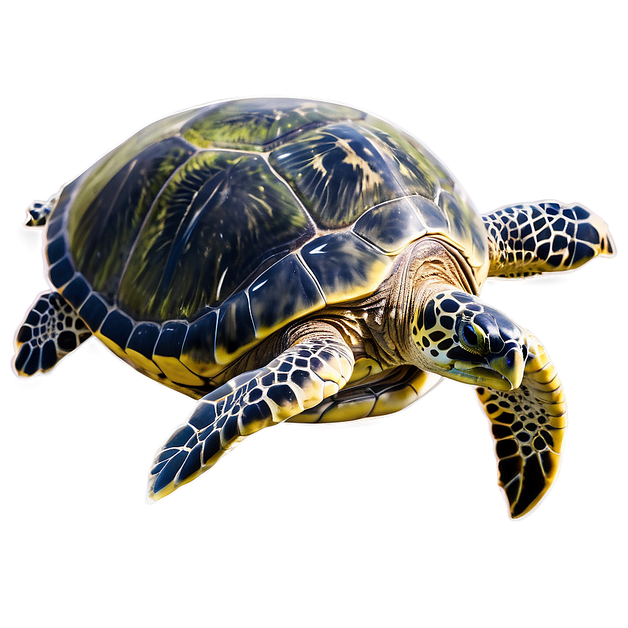 Hawaiian Green Sea Turtle Png 06242024 PNG